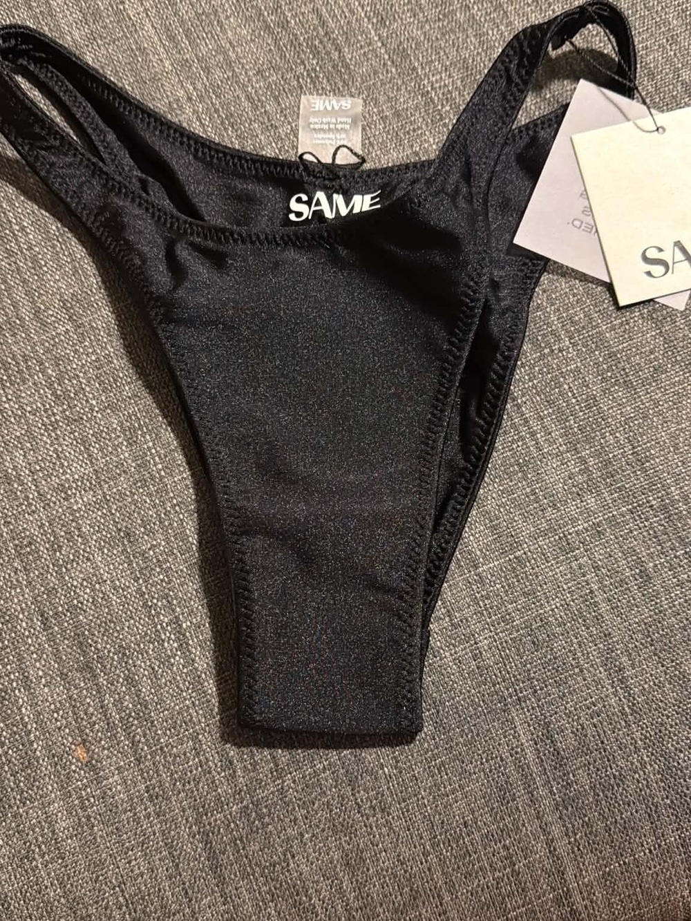 Kids Black Bikini Bottoms
